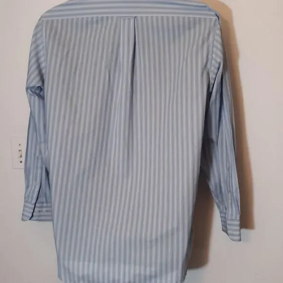 Dockers Men's White and Blue Shirt - Picture 5 of 6